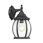 Meridian M50053BK One Light Outdoor Wall Sconce in Black