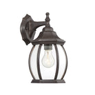 Meridian M50053RB One Light Outdoor Wall Sconce in Rustic Bronze