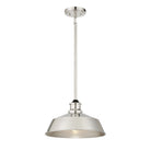 Meridian M7021PN One Light Pendant in Polished Nickel