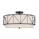 Kichler - Birkleigh Semi Flush Mount - 52076BK - Canada Light Shop