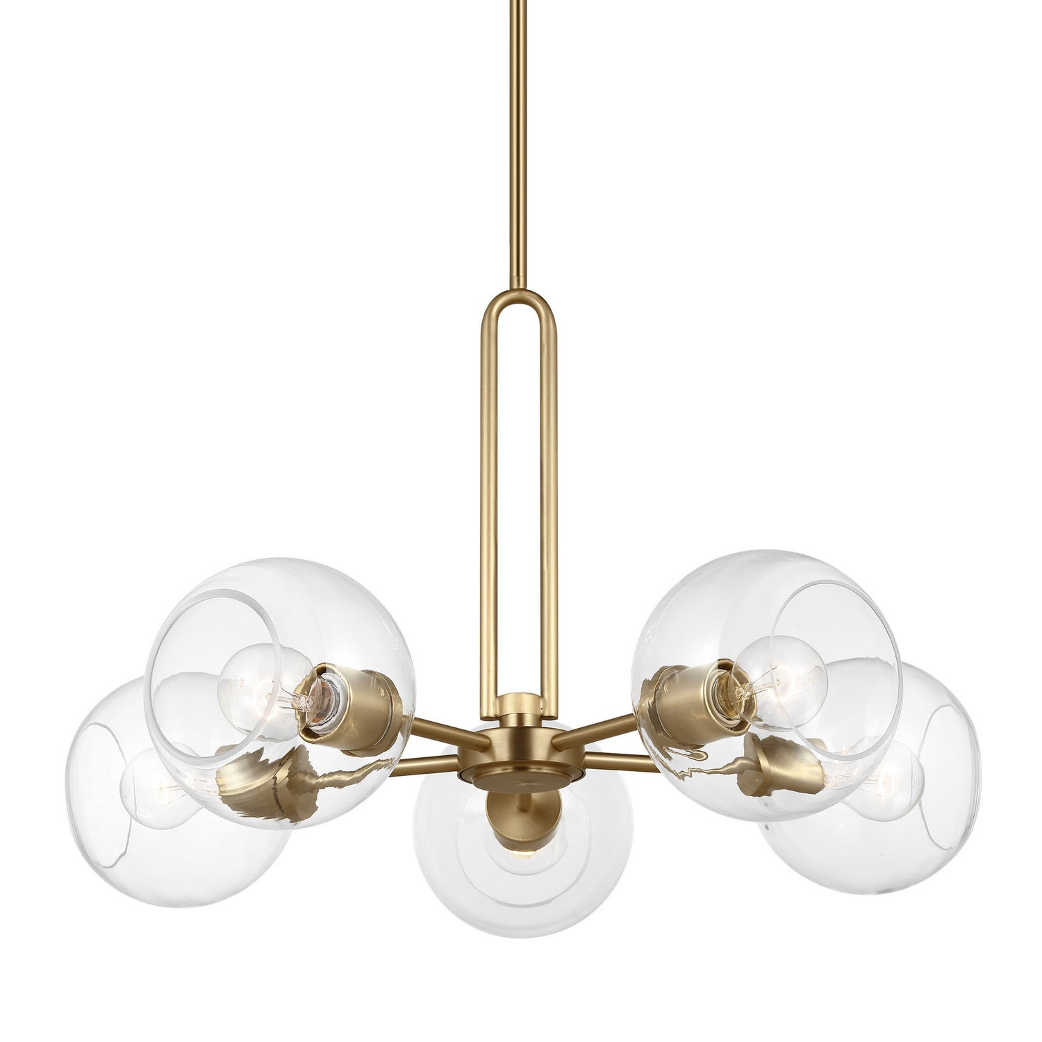 Visual Comfort Studio Canada - 3155705-848 - Five Light Chandelier - Codyn - Satin Brass