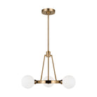 Visual Comfort Studio Canada - 3161603-848 - Three Light Chandelier - Clybourn - Satin Brass