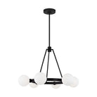 Visual Comfort Studio Canada - 3161606-112 - Six Light Chandelier - Clybourn - Midnight Black
