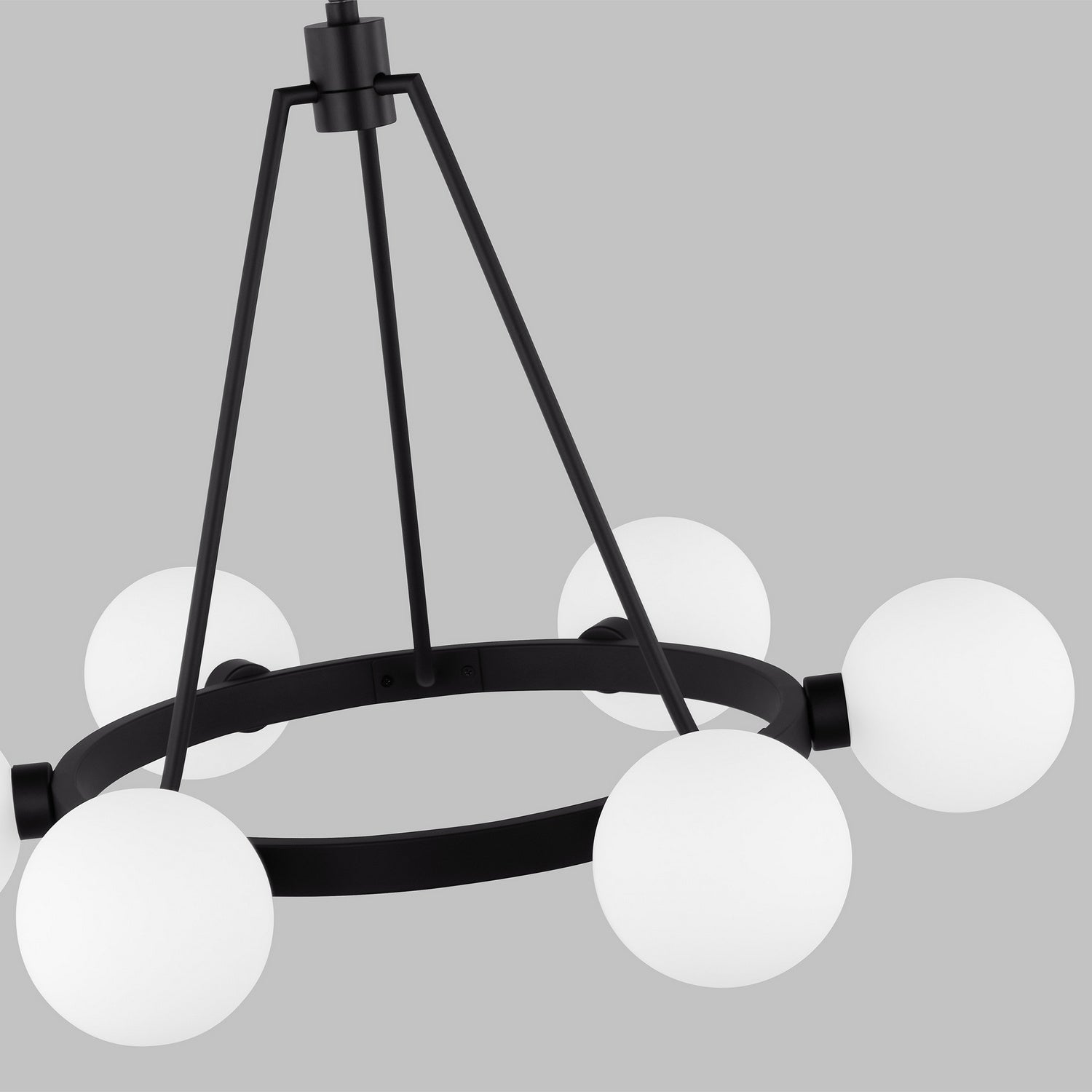 Visual Comfort Studio Canada - 3161606-112 - Six Light Chandelier - Clybourn - Midnight Black