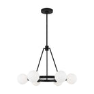 Visual Comfort Studio Canada - 3161606-112 - Six Light Chandelier - Clybourn - Midnight Black