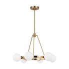 Visual Comfort Studio Canada - 3161606-848 - Six Light Chandelier - Clybourn - Satin Brass