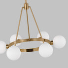 Visual Comfort Studio Canada - 3161606-848 - Six Light Chandelier - Clybourn - Satin Brass