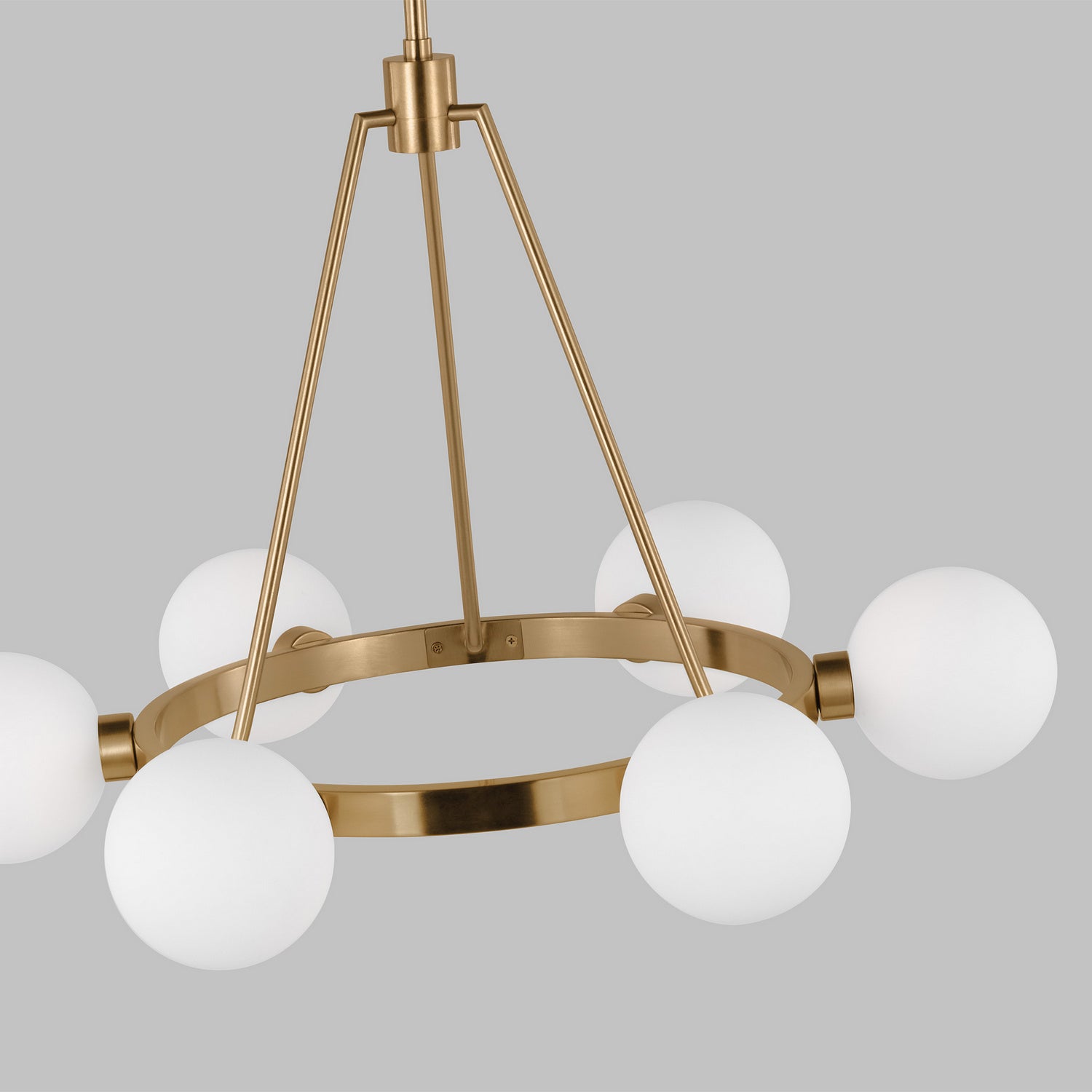Visual Comfort Studio Canada - 3161606-848 - Six Light Chandelier - Clybourn - Satin Brass