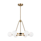 Visual Comfort Studio Canada - 3161606-848 - Six Light Chandelier - Clybourn - Satin Brass