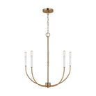 Visual Comfort Studio Canada - 3167105-848 - Five Light Chandelier - Greenwich - Satin Brass