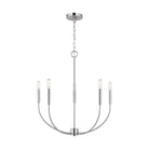 Visual Comfort Studio Canada - 3167105-962 - Five Light Chandelier - Greenwich - Brushed Nickel