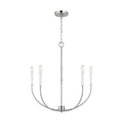 Visual Comfort Studio Canada - 3167105-962 - Five Light Chandelier - Greenwich - Brushed Nickel