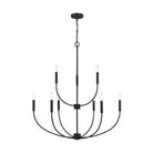 Visual Comfort Studio Canada - 3167109-112 - Nine Light Chandelier - Greenwich - Midnight Black