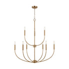 Visual Comfort Studio Canada - 3167109-848 - Nine Light Chandelier - Greenwich - Satin Brass