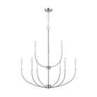 Visual Comfort Studio Canada - 3167109-962 - Nine Light Chandelier - Greenwich - Brushed Nickel