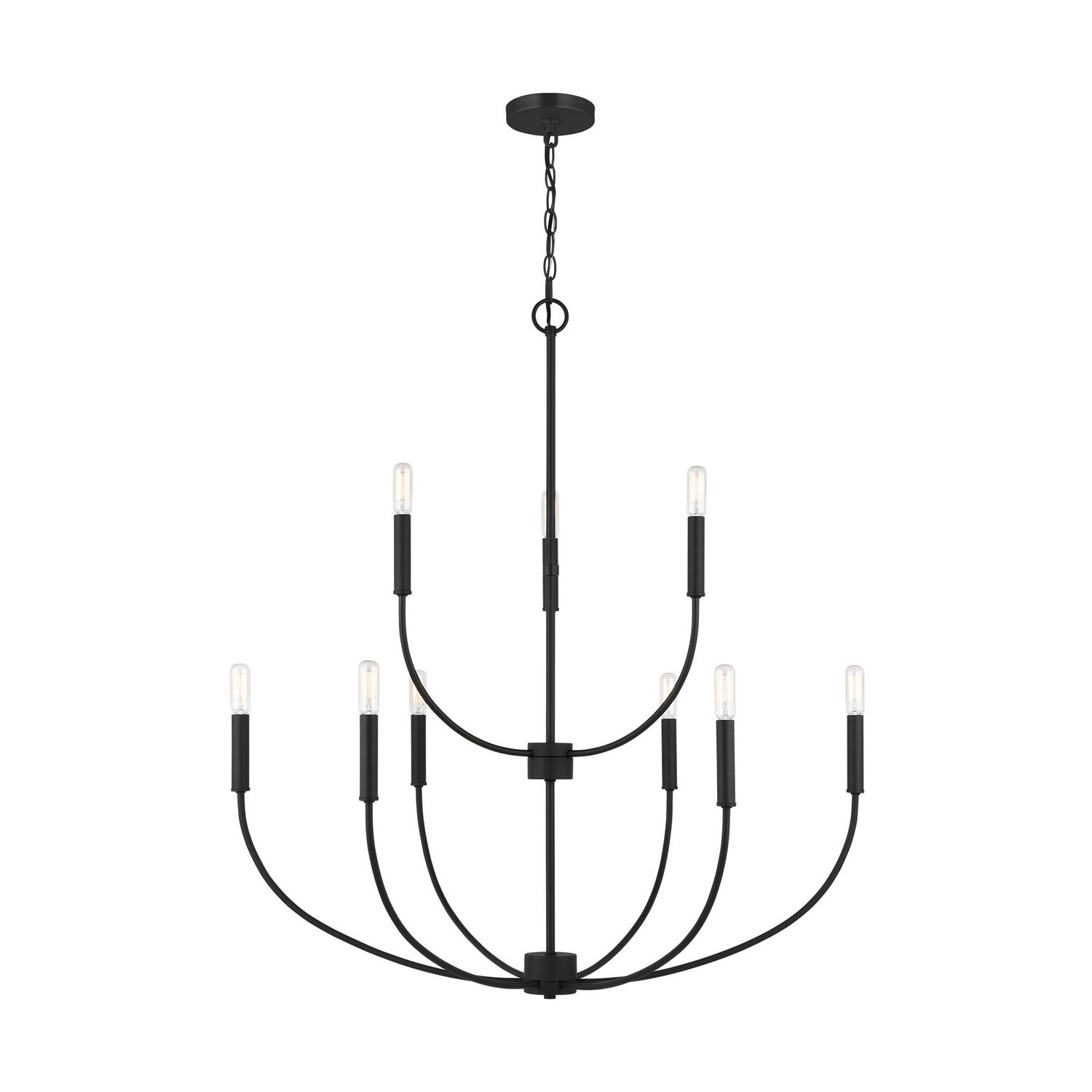 Visual Comfort Studio Canada - 3167109EN-112 - LED Chandelier - Greenwich - Midnight Black