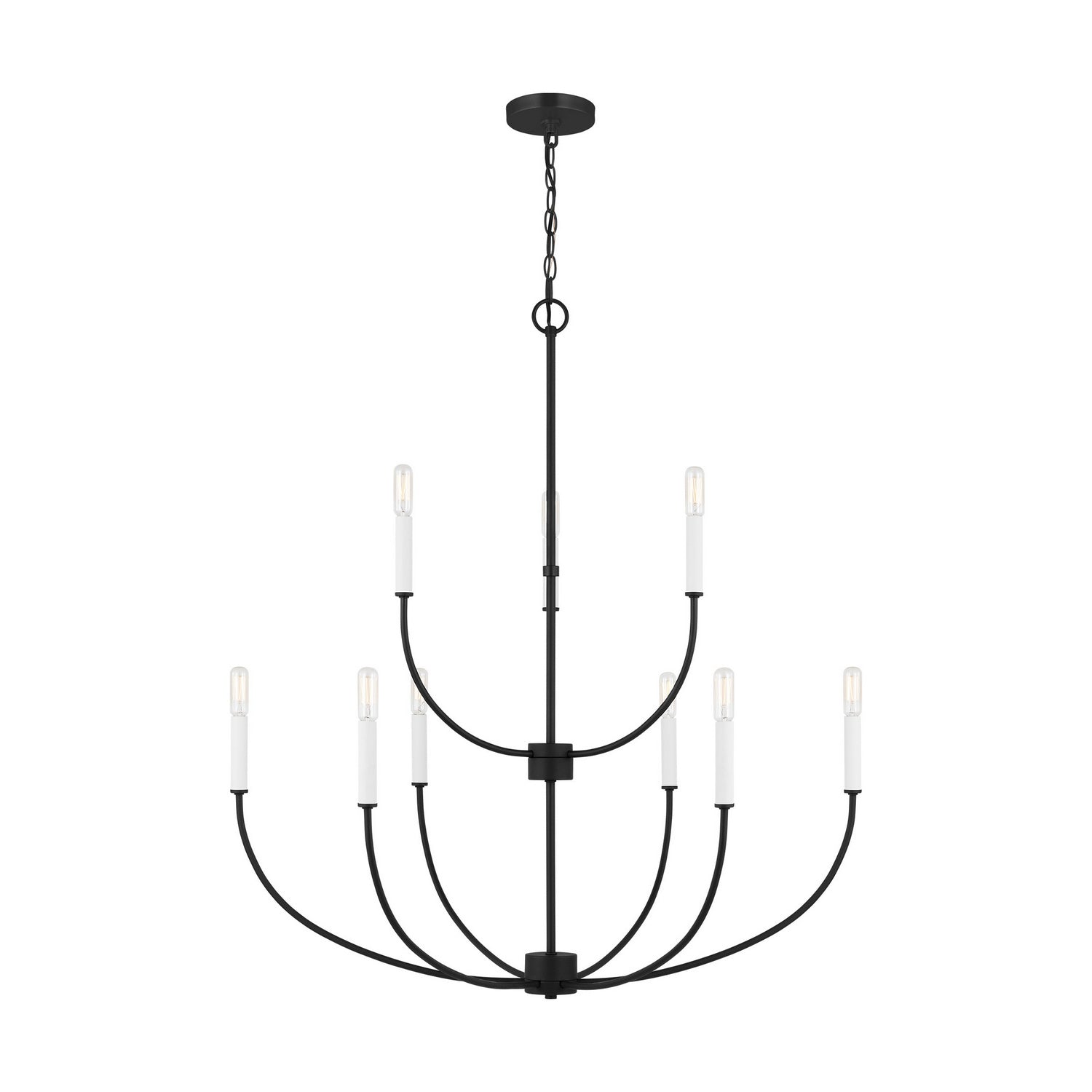 Visual Comfort Studio Canada - 3167109EN-112 - LED Chandelier - Greenwich - Midnight Black
