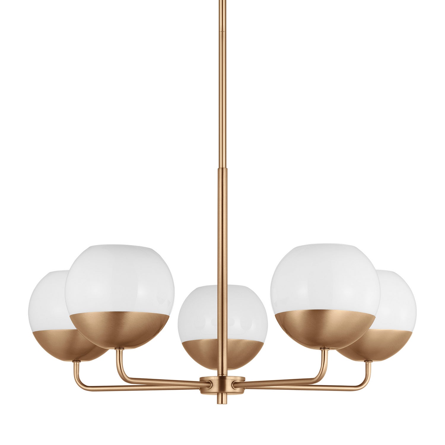 Visual Comfort Studio Canada - 3168105-848 - Five Light Chandelier - Alvin - Satin Brass