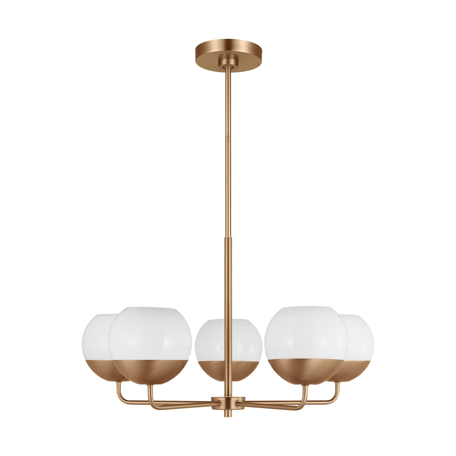 Visual Comfort Studio Canada - 3168105-848 - Five Light Chandelier - Alvin - Satin Brass