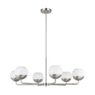 Visual Comfort Studio Canada - 3168106-962 - Six Light Chandelier - Alvin - Brushed Nickel