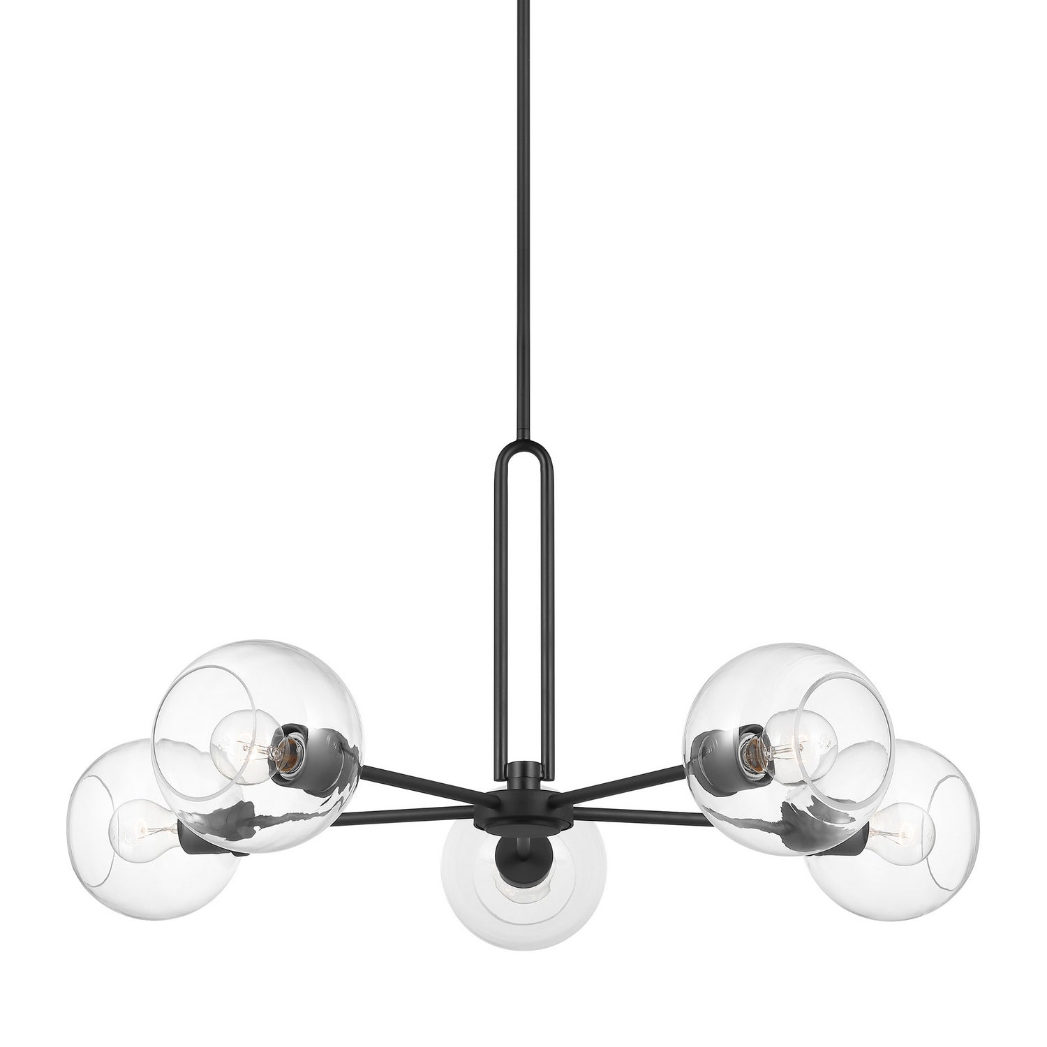 Visual Comfort Studio Canada - 3255705-112 - Five Light Chandelier - Codyn - Midnight Black