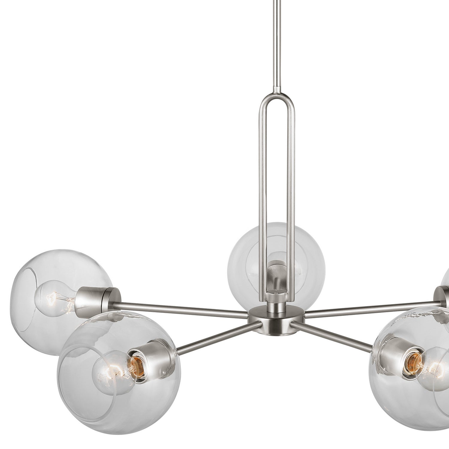 Visual Comfort Studio Canada - 3255705-962 - Five Light Chandelier - Codyn - Brushed Nickel