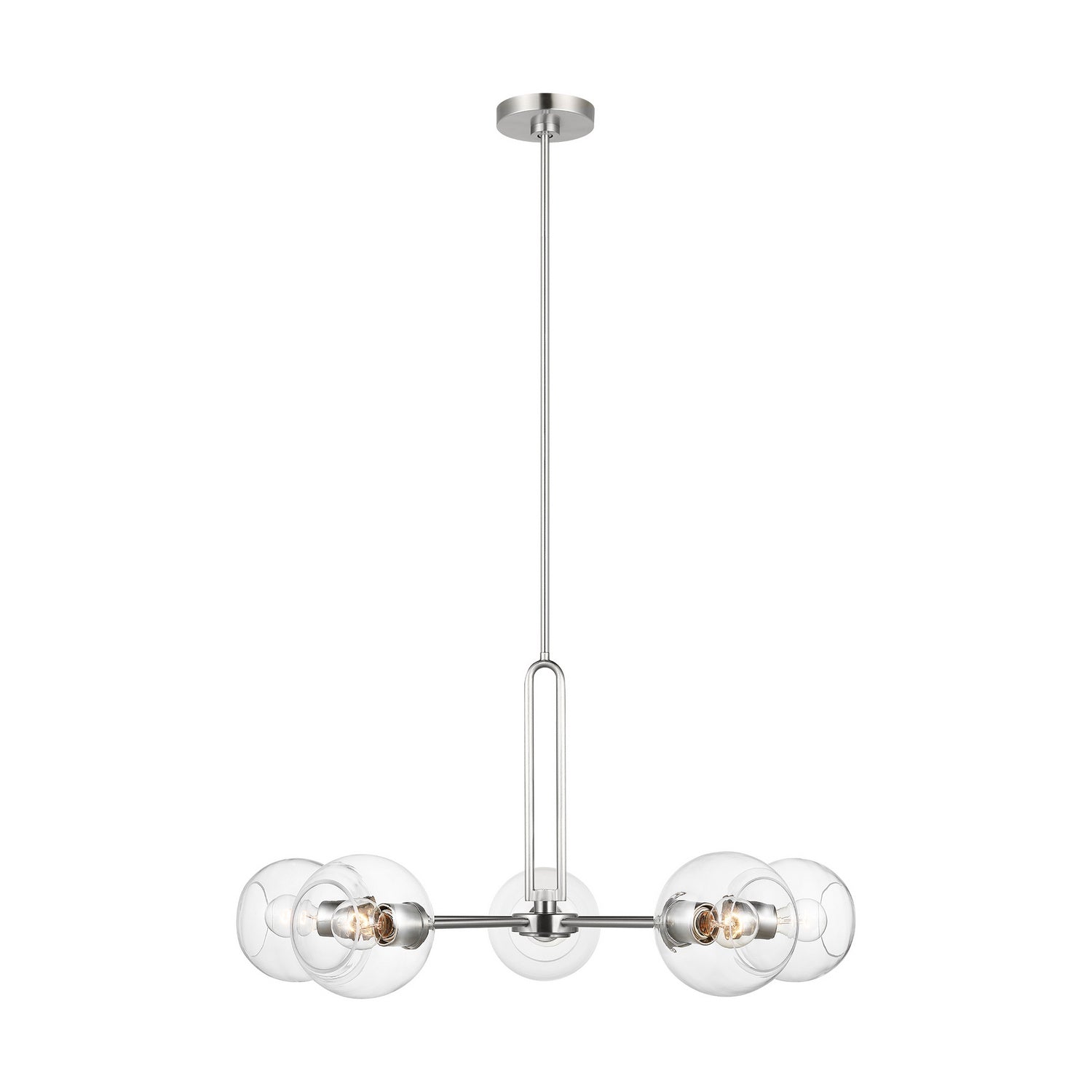 Visual Comfort Studio Canada - 3255705-962 - Five Light Chandelier - Codyn - Brushed Nickel