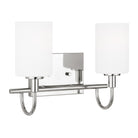 Visual Comfort Studio Canada - 4457102-05 - Two Light Bath Vanity - Oak Moore - Chrome