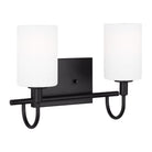 Visual Comfort Studio Canada - 4457102-112 - Two Light Bath Vanity - Oak Moore - Midnight Black