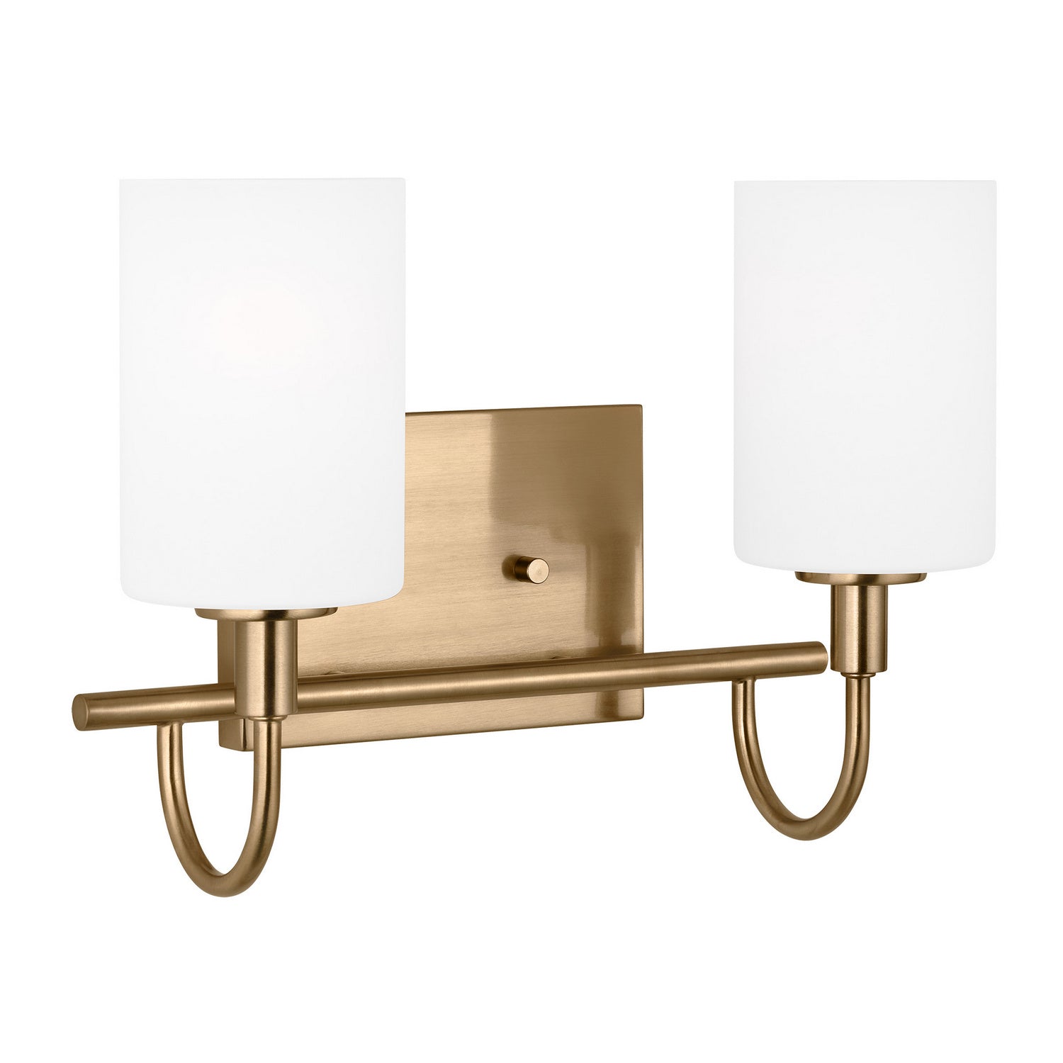 Visual Comfort Studio Canada - 4457102-848 - Two Light Bath Vanity - Oak Moore - Satin Brass