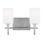 Visual Comfort Studio Canada - 4457102-962 - Two Light Bath Vanity - Oak Moore - Brushed Nickel