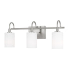 Visual Comfort Studio Canada - 4457103-962 - Three Light Bath Vanity - Oak Moore - Brushed Nickel