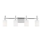 Visual Comfort Studio Canada - 4457104-05 - Four Light Bath Vanity - Oak Moore - Chrome