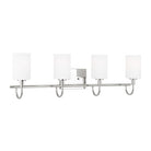 Visual Comfort Studio Canada - 4457104-05 - Four Light Bath Vanity - Oak Moore - Chrome