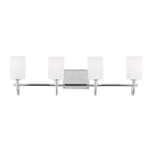 Visual Comfort Studio Canada - 4457104-05 - Four Light Bath Vanity - Oak Moore - Chrome