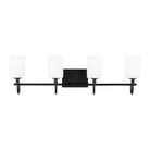 Visual Comfort Studio Canada - 4457104-112 - Four Light Bath Vanity - Oak Moore - Midnight Black