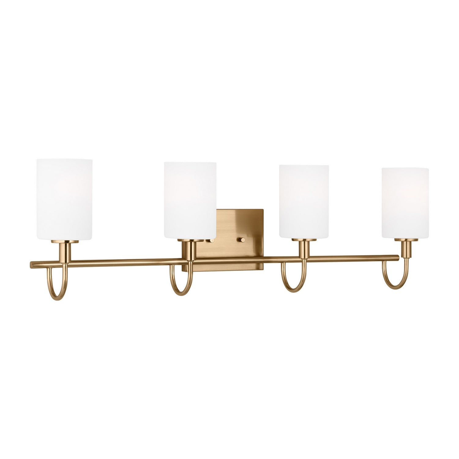 Visual Comfort Studio Canada - 4457104-848 - Four Light Bath Vanity - Oak Moore - Satin Brass