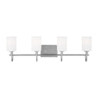 Visual Comfort Studio Canada - 4457104-962 - Four Light Bath Vanity - Oak Moore - Brushed Nickel