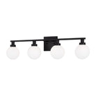 Visual Comfort Studio Canada - 4461604-112 - Four Light Bath Vanity - Clybourn - Midnight Black