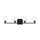 Visual Comfort Studio Canada - 4461604-112 - Four Light Bath Vanity - Clybourn - Midnight Black