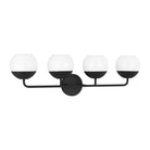 Visual Comfort Studio Canada - 4468104-112 - Four Light Bath Vanity - Alvin - Midnight Black