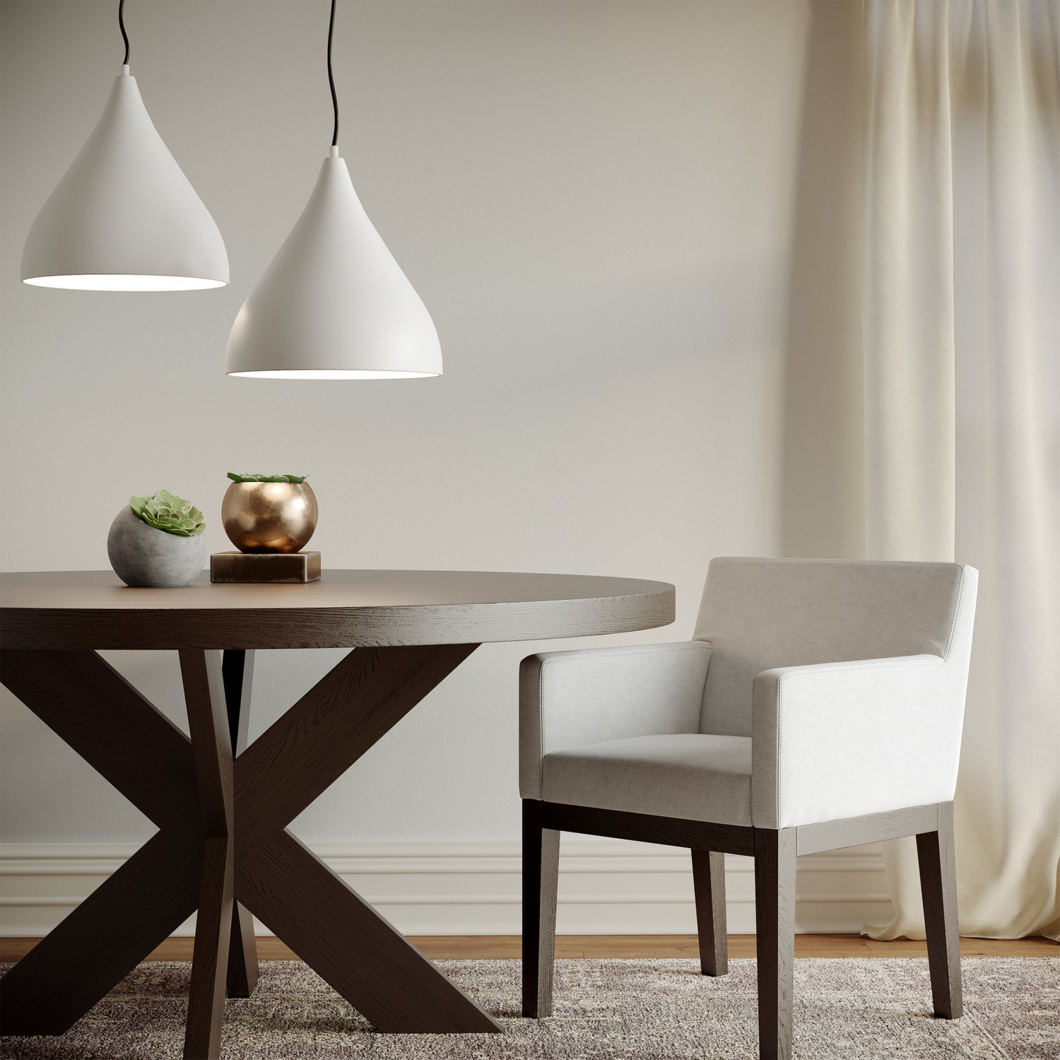 Visual Comfort Studio Canada - 6645301-115 - One Light Pendant - Oden - Matte White