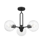 Visual Comfort Studio Canada - 7755703-112 - Three Light Semi-Flush Mount - Codyn - Midnight Black