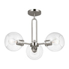 Visual Comfort Studio Canada - 7755703-962 - Three Light Semi-Flush Mount - Codyn - Brushed Nickel