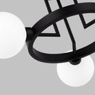 Visual Comfort Studio Canada - 7761603-112 - Three Light Semi-Flush Mount - Clybourn - Midnight Black