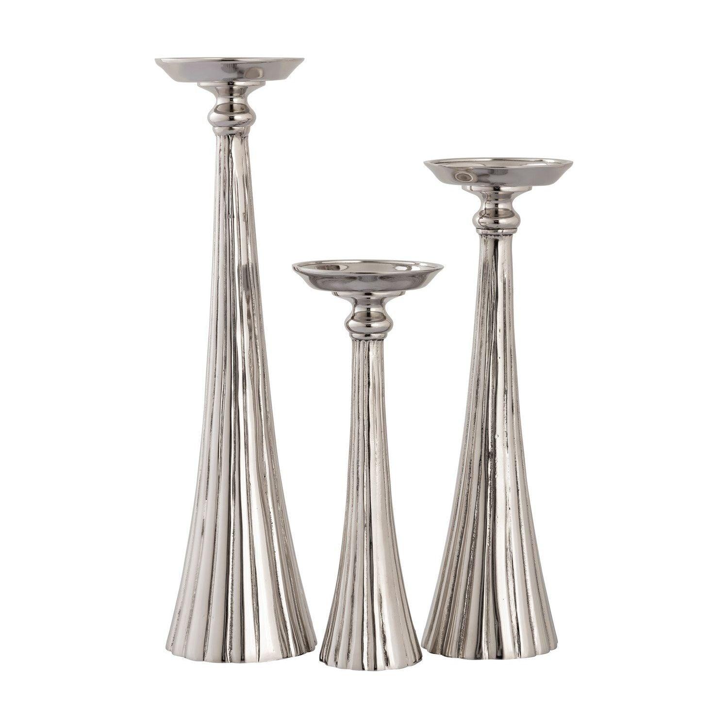 ELK Home - S0897-10697/S3 - Candleholder - Bion - Nickel