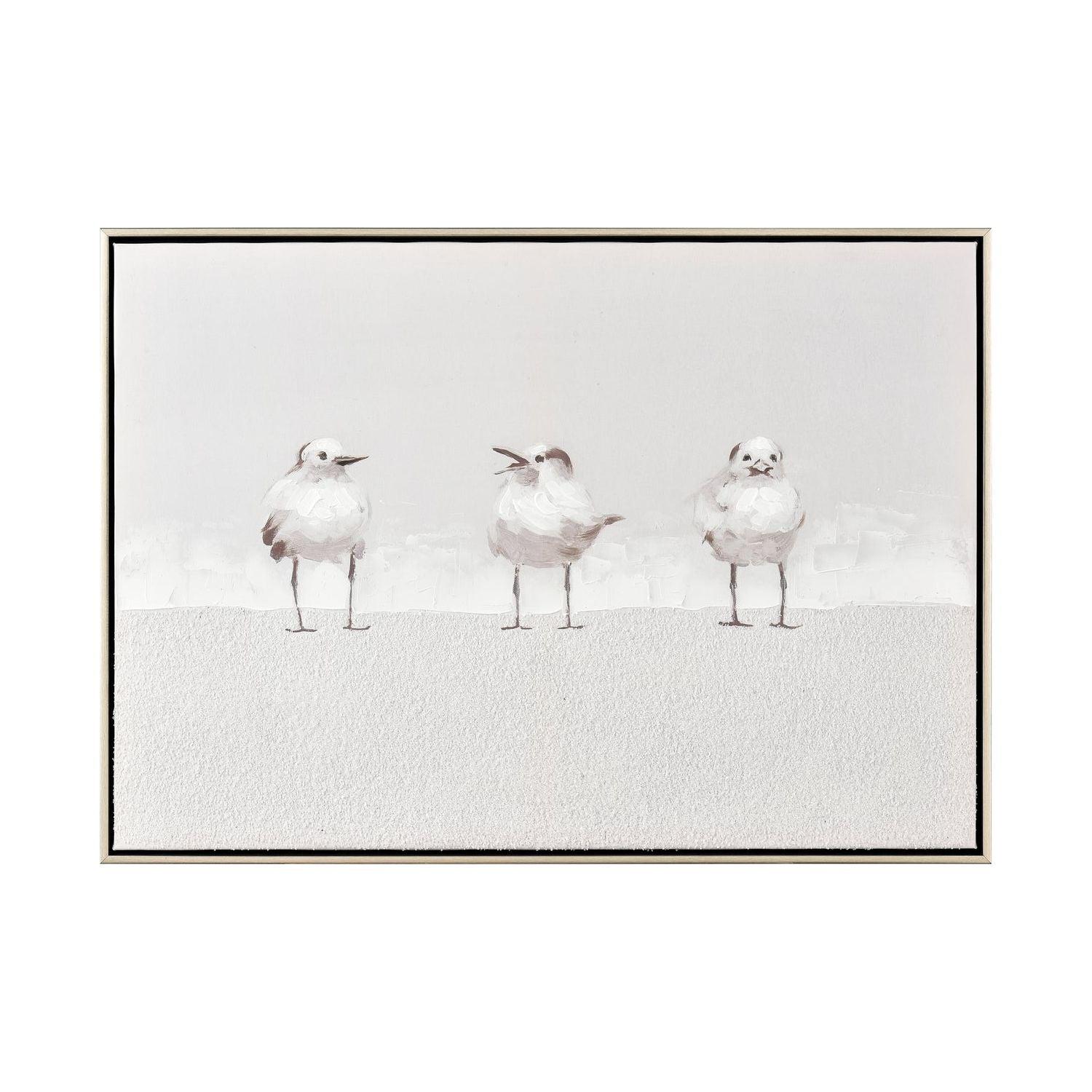 ELK Home - Three Gulls Framed Wall Art - S0017-10703 - Canada Light Shop