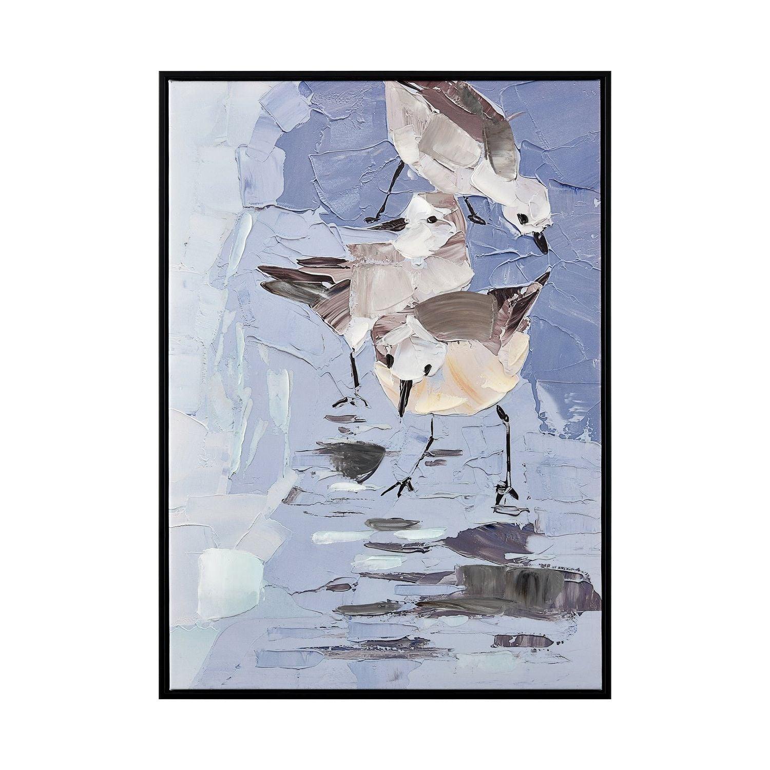 ELK Home - Seagull Abstract Framed Wall Art - S0017-10704 - Canada Light Shop