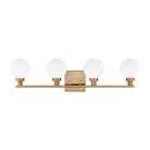 Visual Comfort Studio Canada - 4461604-848 - Four Light Bath Vanity - Clybourn - Satin Brass