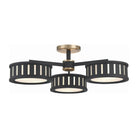 Crystorama - Kendal Semi-Flush Mount - KEN-8300-VG-BF - Canada Light Shop